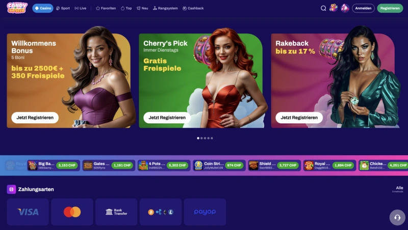 CandySpinz Homepage
